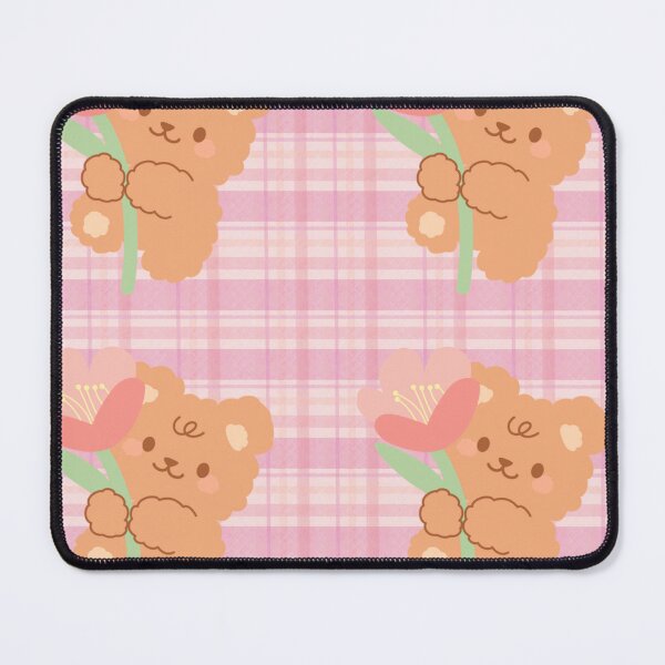 Item preview, Pink Cute Bear Flower Pattern Design SolaAndSoli designed and sold by SolaAndSoli.