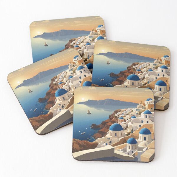 Item preview, 119 Santorini, Greece Poster Design designed and sold by Alexis Art Collection.