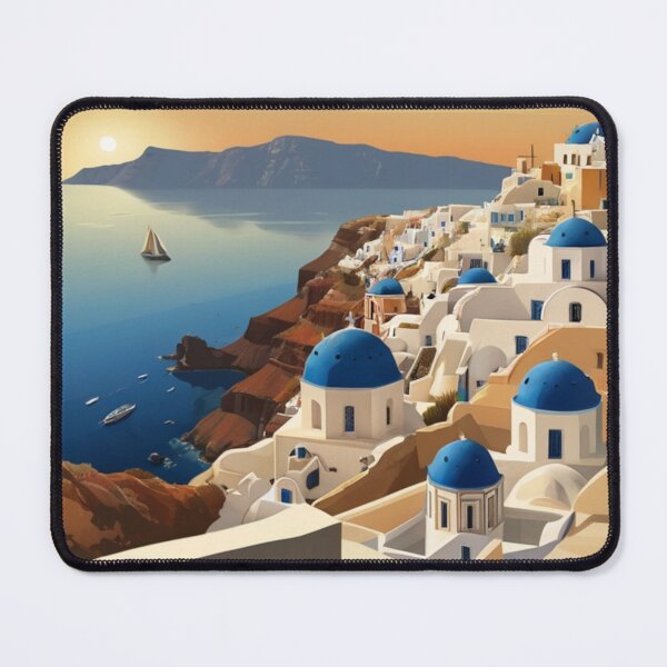 Item preview, 119 Santorini, Greece Poster Design designed and sold by Alexis Art Collection.