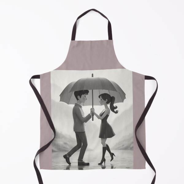Item preview, Loving Couple Sharing a Moment in the Rain designed and sold by choder61.