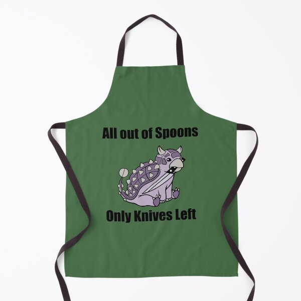 Item preview, All out of spoons only knives left (Ankylosaurus) designed and sold by CaitlynConnor.
