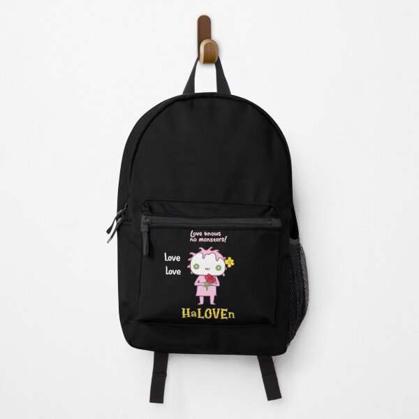 Item preview, Cute HaLOVEn Pink Zombie with Rose "Love Knows No Monsters" Design designed and sold by Prime-Studio.