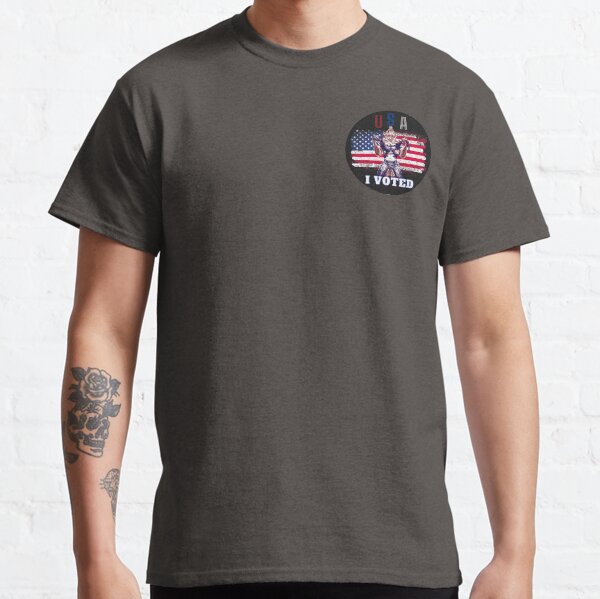 Item preview, I Voted howling Alpha Wolf USA  designed and sold by StarShopUS.