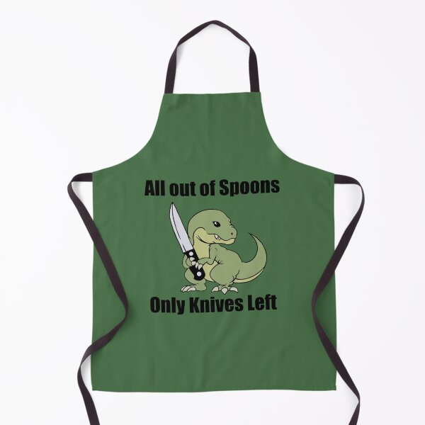 Item preview, All out of spoons only knives left (T-Rex) designed and sold by CaitlynConnor.
