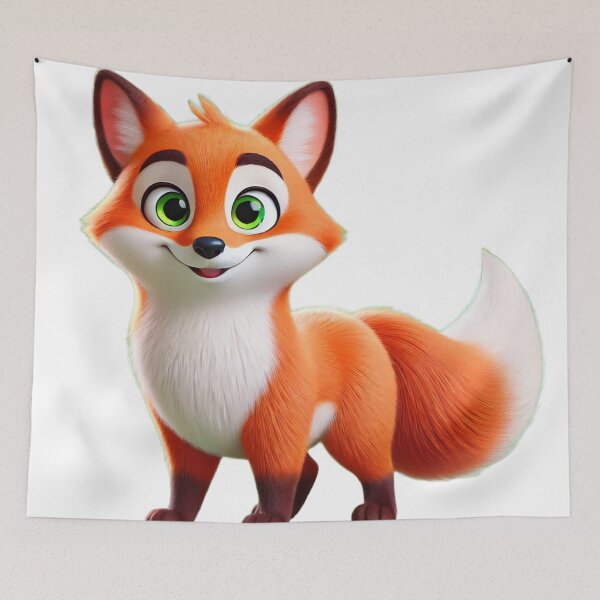 Item preview, Playful Fox Cub: The Clever Charm of the Forest designed and sold by aunins7.