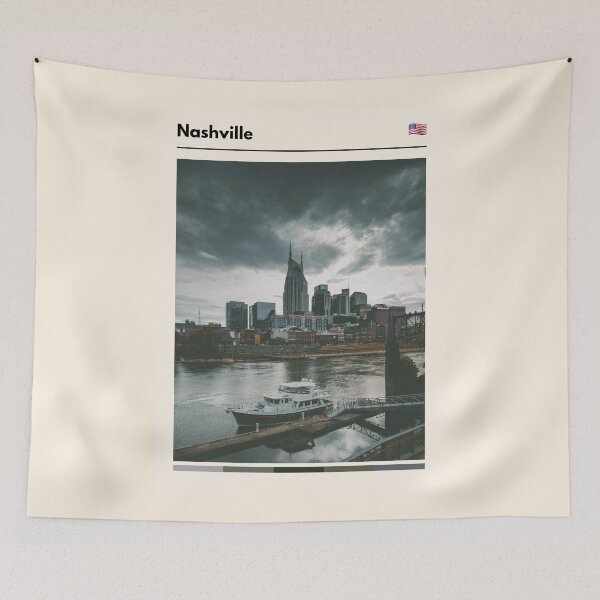 Item preview, Visit Nashville, Tennessee (Travel The World) designed and sold by RabbitK.