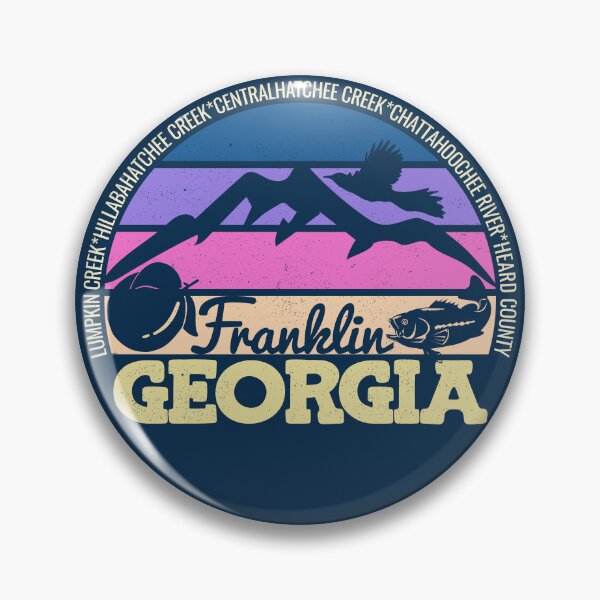 Item preview, Franklin Georgia Sunset Retro Vintage Local Pride Logo designed and sold by CRHPOD20.