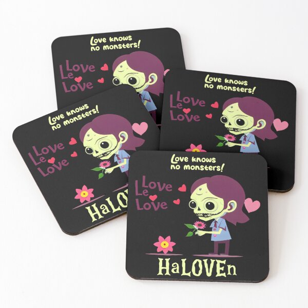 Item preview, HaLOVEn "Love Knows No Monsters" Zombie with Flower - Cute Undead Romance designed and sold by Prime-Studio.