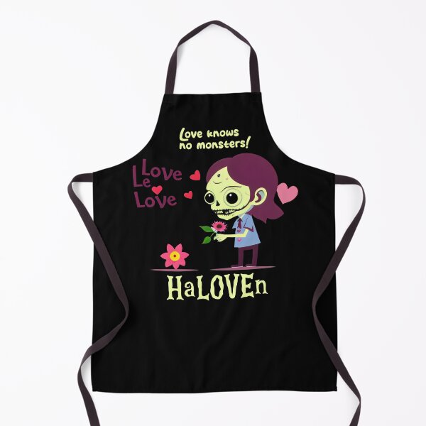 Item preview, HaLOVEn "Love Knows No Monsters" Zombie with Flower - Cute Undead Romance designed and sold by Prime-Studio.