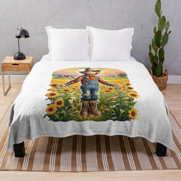 Item preview, Scarecrow In A Flower Field designed and sold by Bunmigraphics .