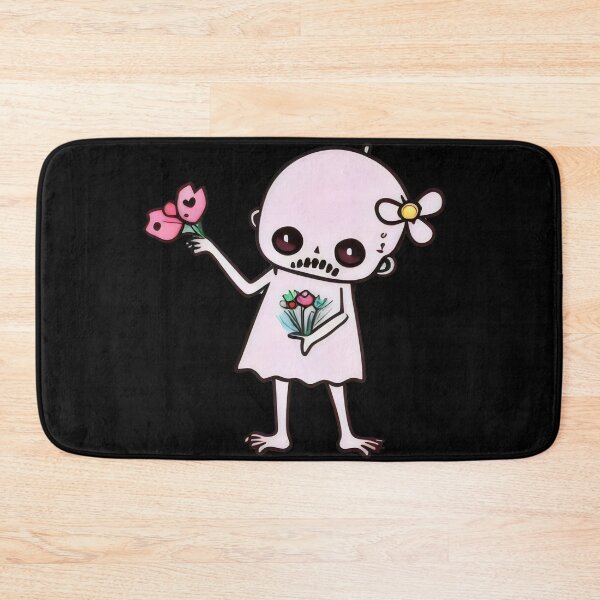 Item preview, Adorable HaLOVEn "Love Knows No Monsters" Skeleton with Flowers - Cute Halloween Romance designed and sold by Prime-Studio.