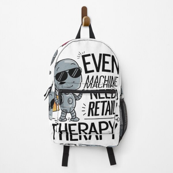 Item preview, Retail Therapy Robot Even Machines Need a Break designed and sold by XquisiteFashion.