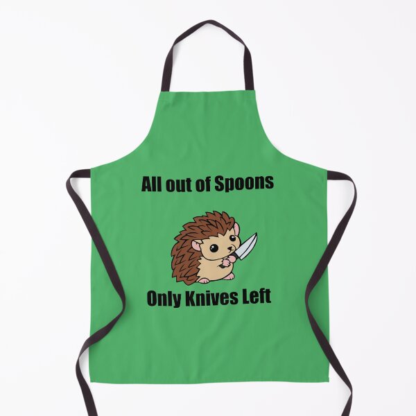 Item preview, All out of spoons only knives left (Hedgehog) designed and sold by CaitlynConnor.