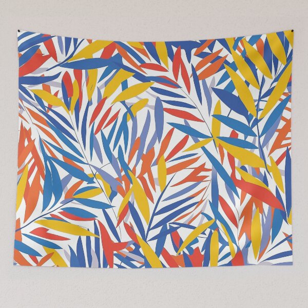 Item preview, Flat Design -- Colorful Long Leaves designed and sold by vfxbear.