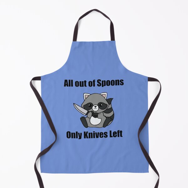 Item preview, All out of spoons only knives left (Raccoon) designed and sold by CaitlynConnor.