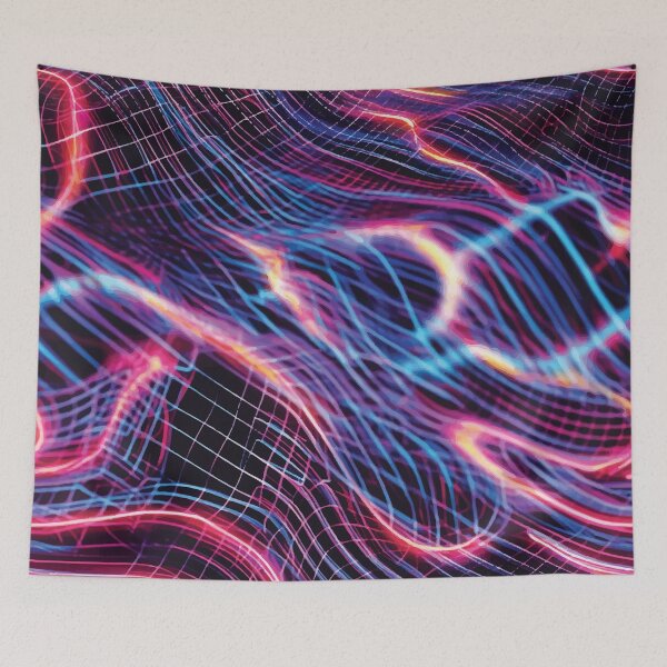 Item preview, Vaporwave Inspired Blurred Waves designed and sold by vfxbear.