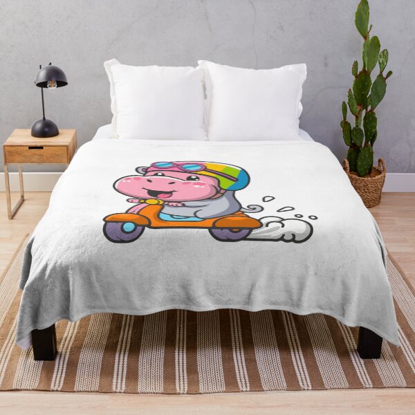 Item preview, Cute Moo Deng Riding a Scooter - T-Shirts & Stickers Design designed and sold by CreativeTomb.