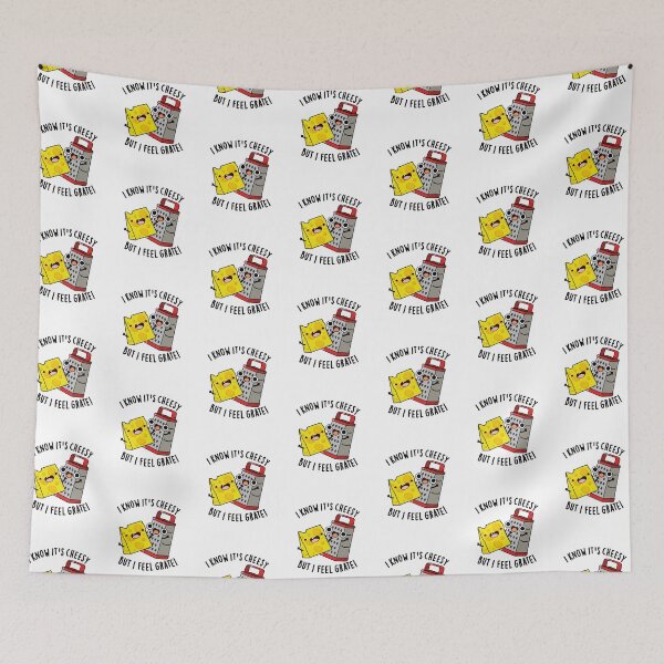 Item preview, I Know It's Cheesy But I Feel Grate Funny Cheese Pun  designed and sold by punnybone.