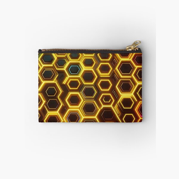 Item preview, Neon Hexagon Grid designed and sold by TeslaSt0re.