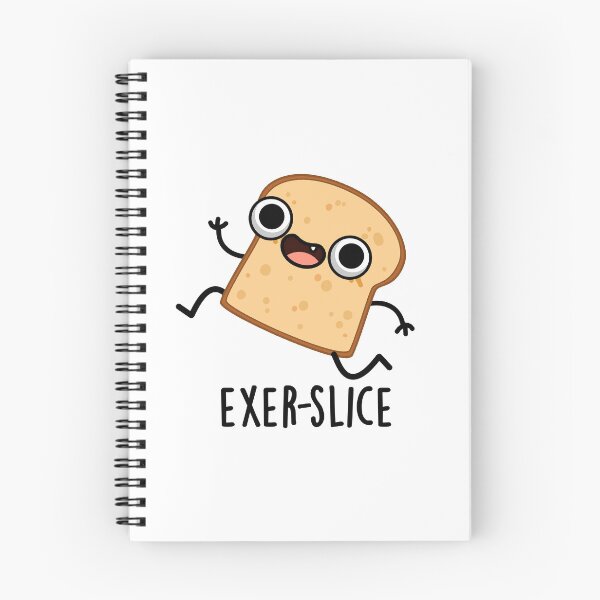 Item preview, Exer-slice Funny Bread Pun  designed and sold by punnybone.
