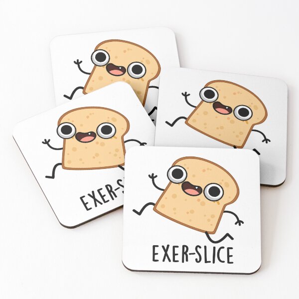 Item preview, Exer-slice Funny Bread Pun  designed and sold by punnybone.