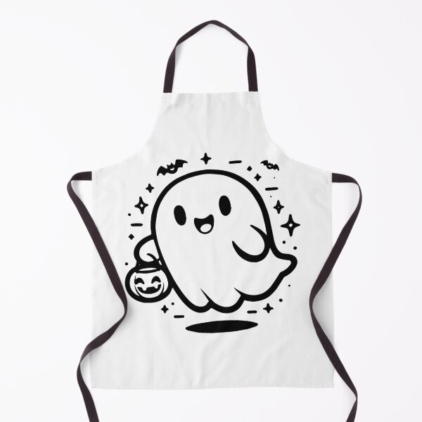Item preview, Smiling Halloween Cute Specter designed and sold by Thai Vibe Studio.