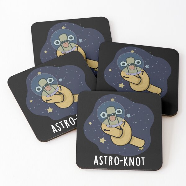 Item preview, Astro-knot Funny Astronaut Pun  (Dark BG) designed and sold by punnybone.