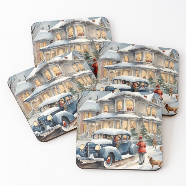 Item preview, Watercolor vintage christmas time designed and sold by All-About-Life.