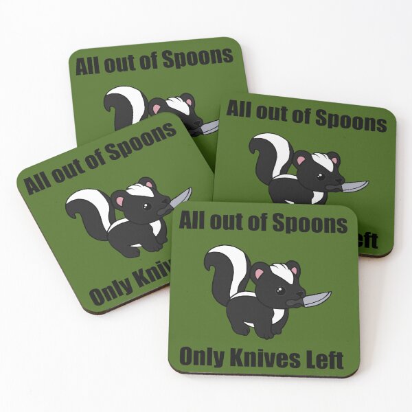 Item preview, All out of spoons only knives left (Skunk) designed and sold by CaitlynConnor.