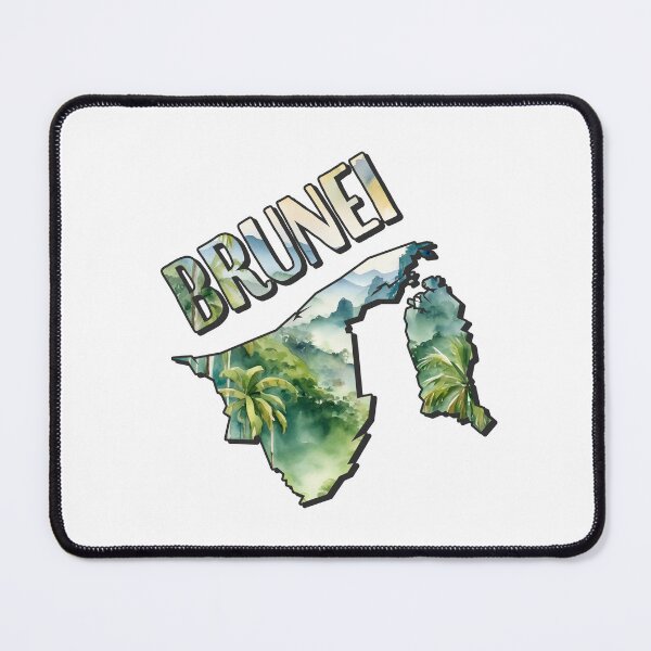 Item preview, Brunei Watercolor Map designed and sold by Motivburg.