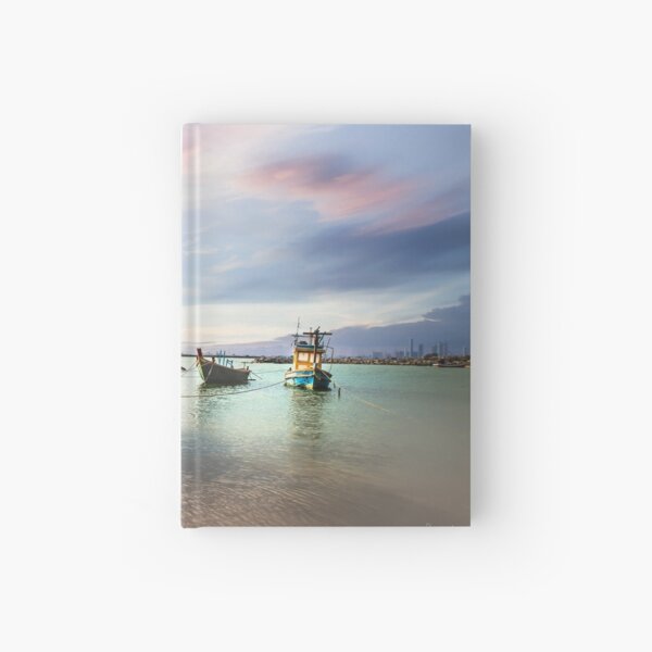 Item preview, Thai Fishing Boats in Sunset designed and sold by Russell Thorne.