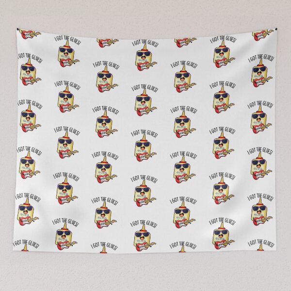Item preview, I Got The Glues Funny Blues Pun  designed and sold by punnybone.