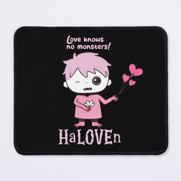Item preview, Adorable Pink Zombie HaLOVEn Design - Love Knows No Monsters Cute Art designed and sold by Prime-Studio.