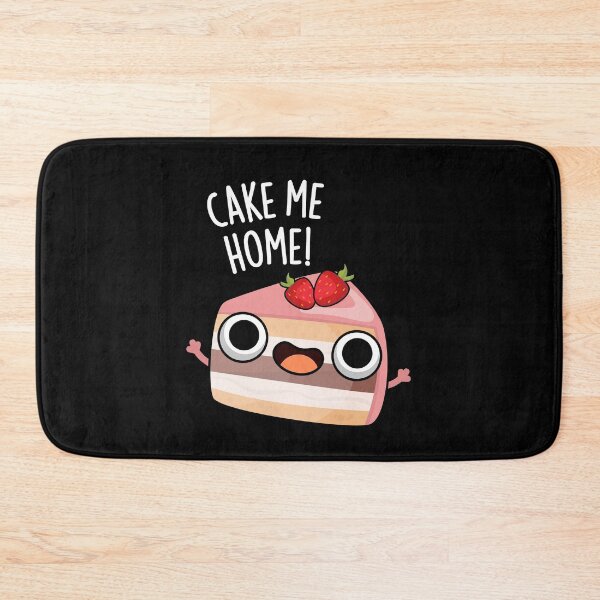 Item preview, Cake Me Home Funny Food Pun  (Dark BG) designed and sold by punnybone.