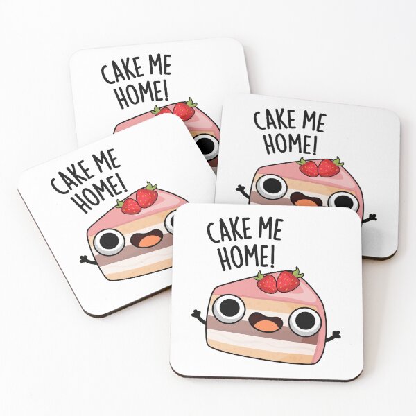 Item preview, Cake Me Home Funny Food Pun  designed and sold by punnybone.