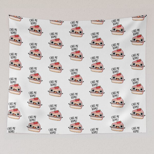 Item preview, Cake Me Home Funny Food Pun  designed and sold by punnybone.