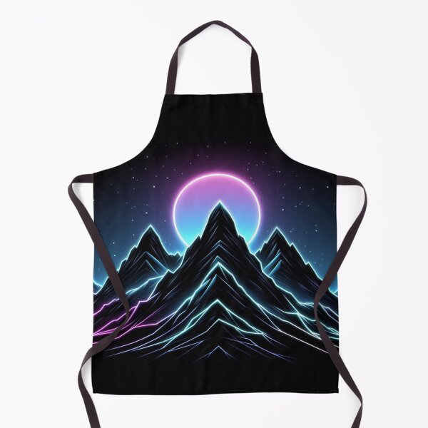 Item preview, Neon Mountain Nightscape designed and sold by TeslaSt0re.