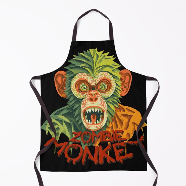 Item preview, Devilish and cruel zombie monkey designed and sold by Boogeyman Bill.