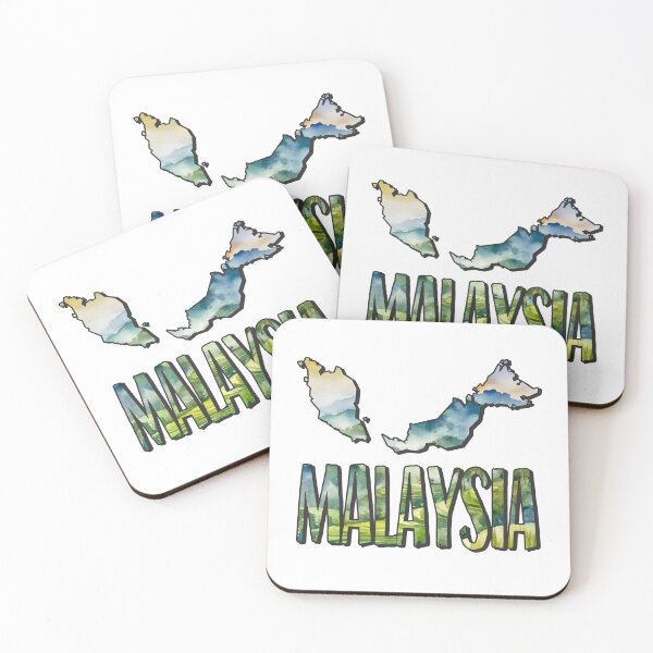 Item preview, Malaysia Watercolor Map designed and sold by Motivburg.