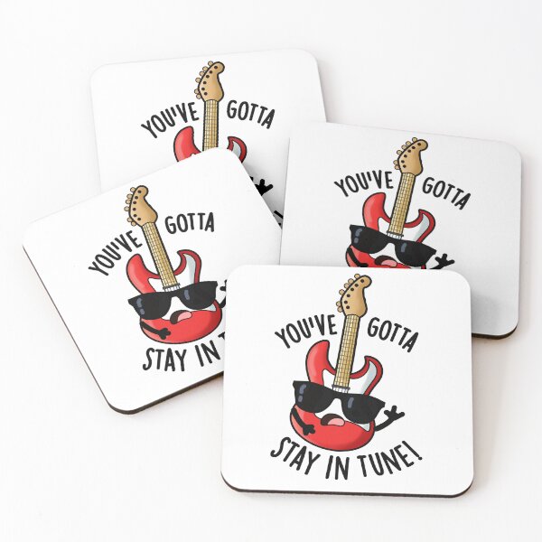 Item preview, You've Gotta Stay In Tune Funny Guitar Pun  designed and sold by punnybone.