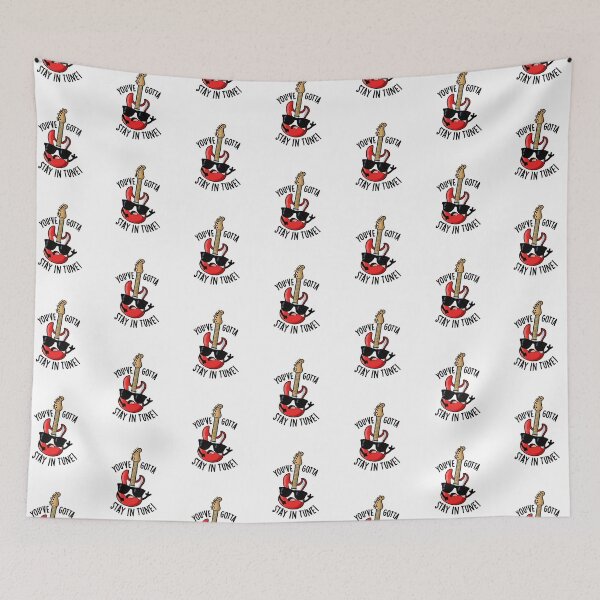 Item preview, You've Gotta Stay In Tune Funny Guitar Pun  designed and sold by punnybone.