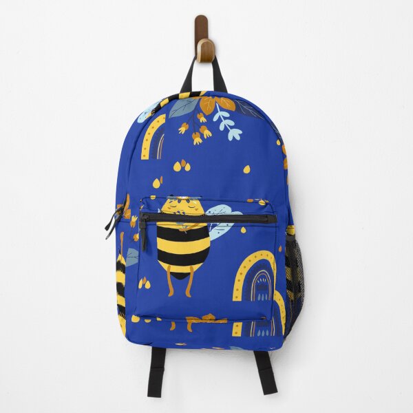 Item preview, Blue bee seamless pattern design   designed and sold by Kamzzi.