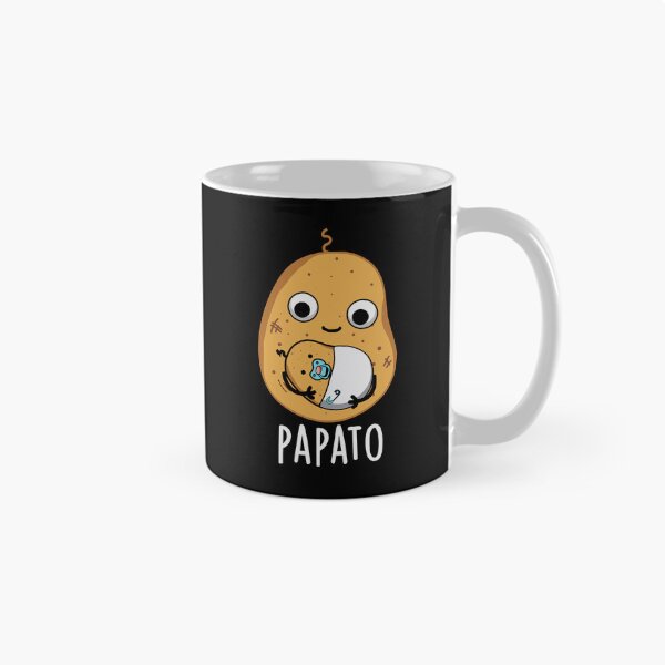 Item preview, Papato Funny Potato Pun  (Dark BG) designed and sold by punnybone.