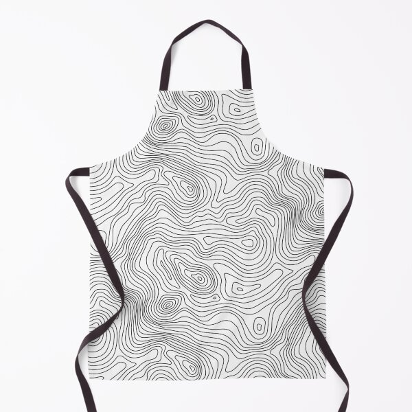 Item preview, Seamless topographic map pattern with contour lines and abstract symbols on a beige background designed and sold by NataliArt66.