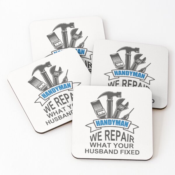 Item preview, Handyman; We Repair What Your Husband Fixed; designed and sold by StickerApe.