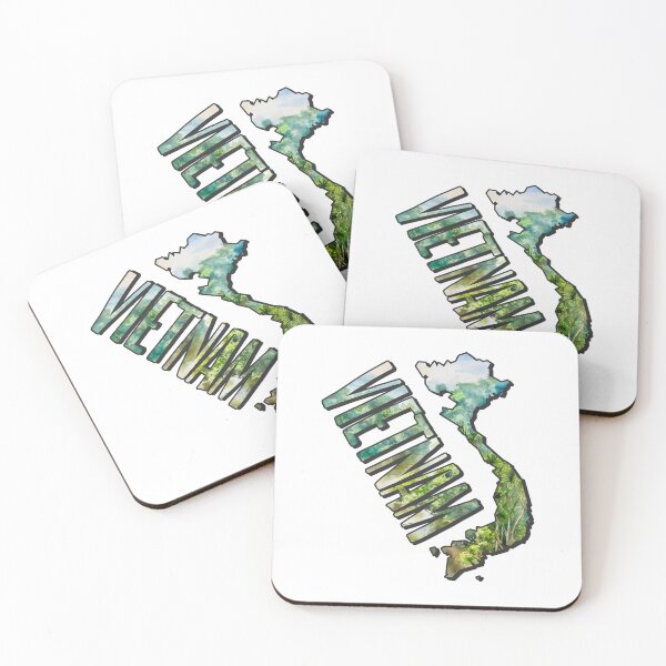 Item preview, Vietnam Watercolor Map designed and sold by Motivburg.