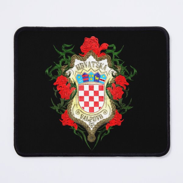 Item preview, Coat Of Arms With Roses And The Name Of The City "Valpovo" designed and sold by MC Art Studio.