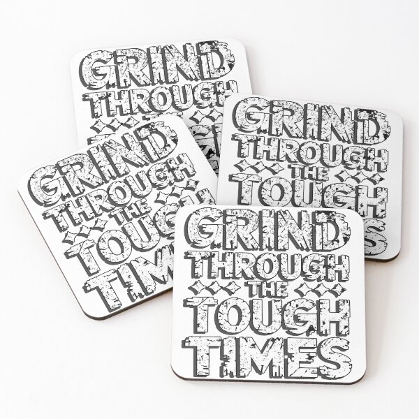 Item preview, Grind Through the Tough Times Motivational Design designed and sold by jeasolar.