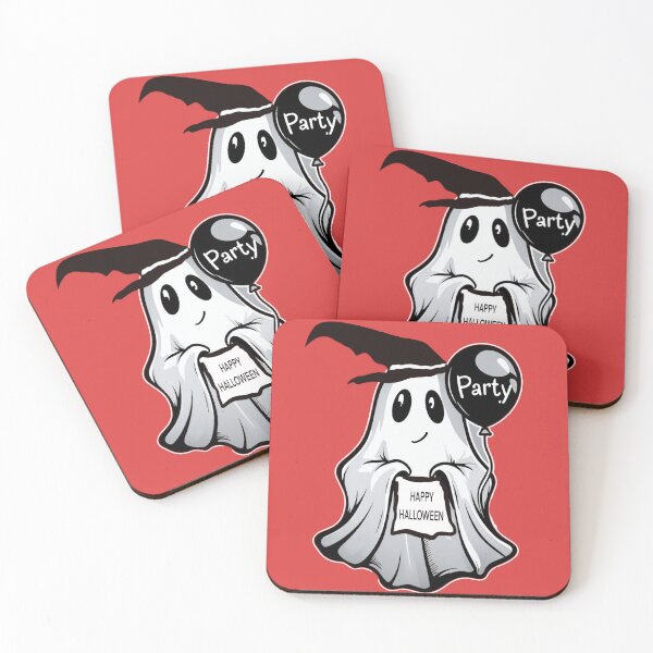 Item preview, Happy Halloween Party Ghost  designed and sold by iancoppack.
