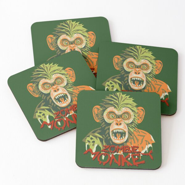 Item preview, Devilish and cruel zombie monkey designed and sold by Boogeyman Bill.